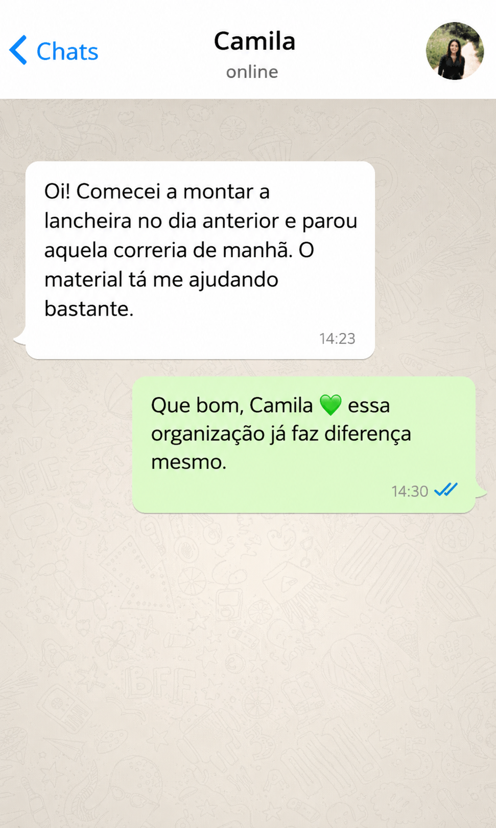 Depoimento 4 de cliente do Lanchinho Campeão